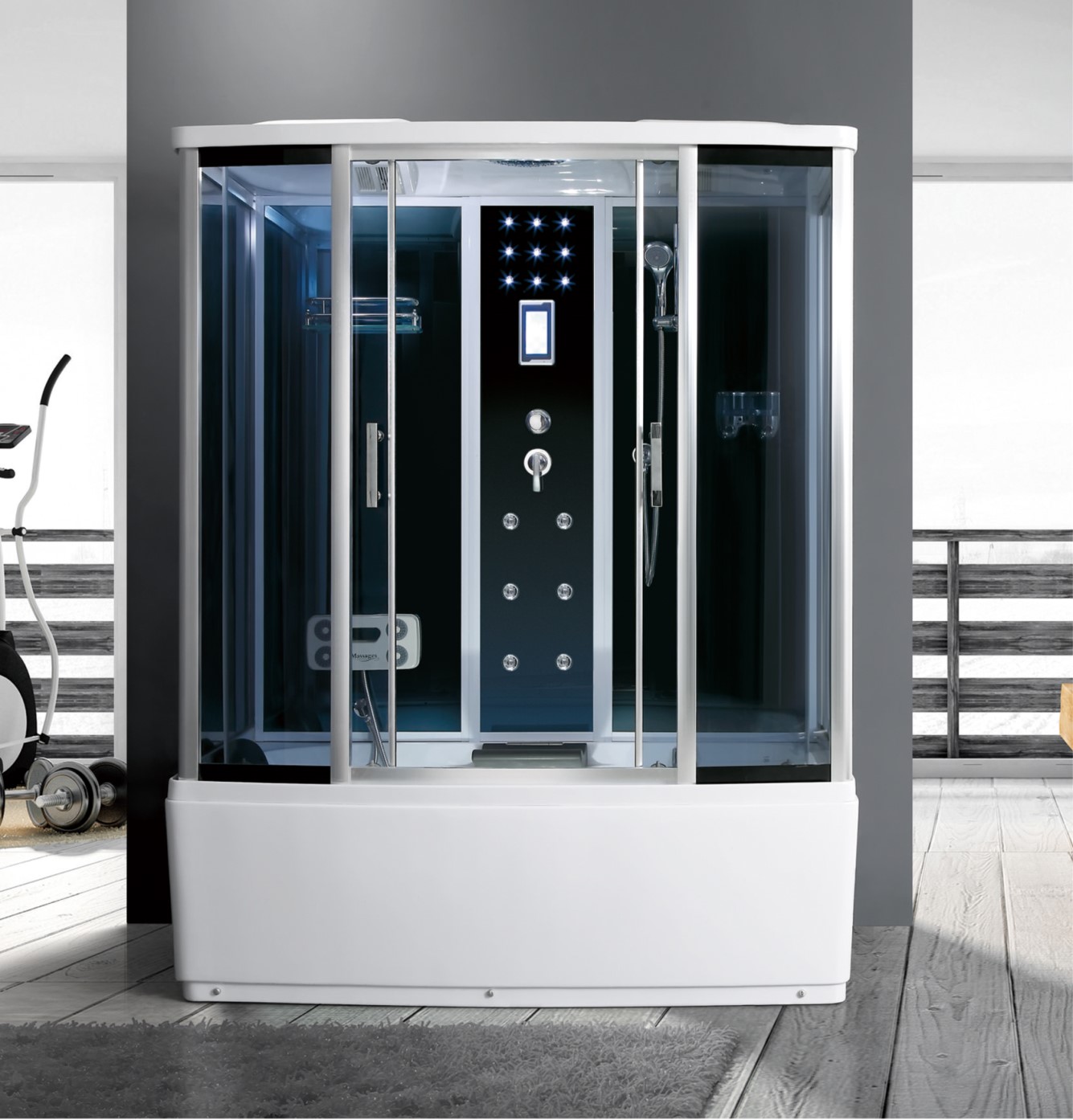 AKL-1108-Rectangular Bath And Shower Stall WIth Massage And Steam_副本.jpg