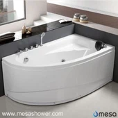 Óregluleg form Modern hönnun Rétthyrnd ABS-svæði Corner Lúxus nudd Whirlpool Jetted Hot Sale Tub Baðherbergi Baðkar með ódýran verð