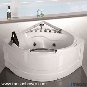 Corner Sector Lúxus Modern Simple Design Hot Tub Acrylic Fiberglass Baðherbergi Baðkar til sölu með góðu verði