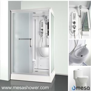 Lúxus Portable Sauna Cabin Herbergi með Whole Set hollustuhætti MER-5810